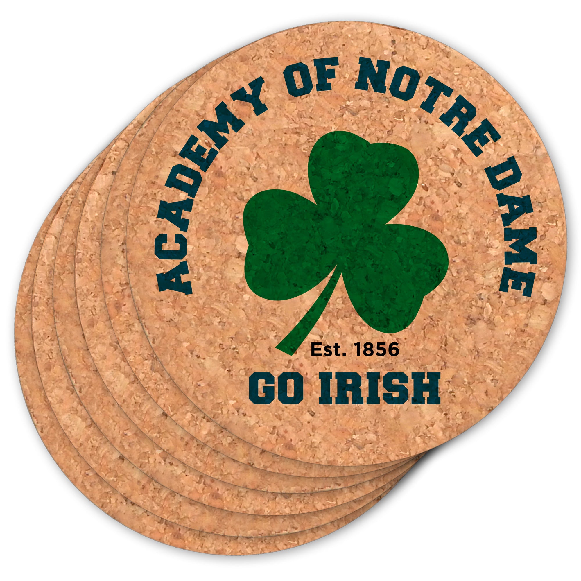 Shamrock Square Coasters Set of 4