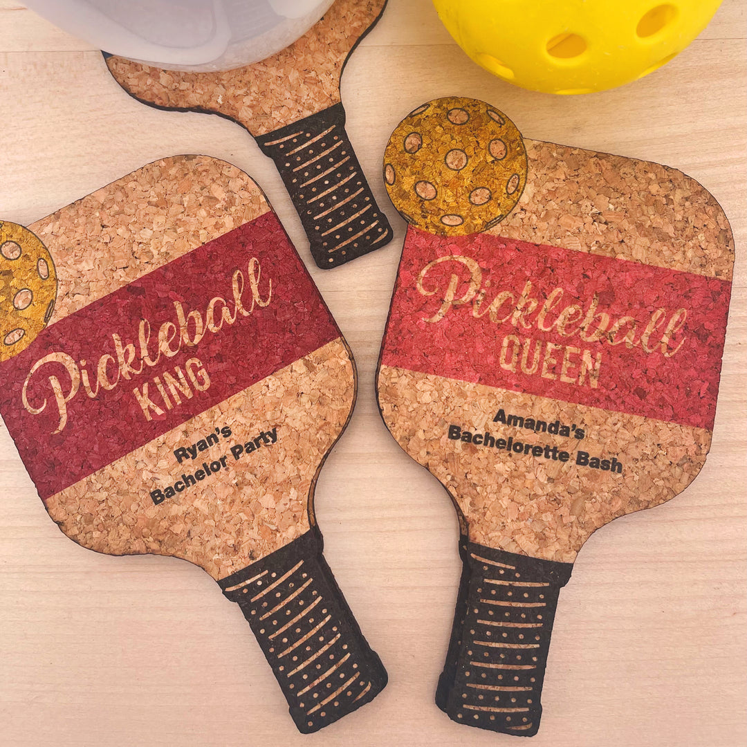 Custom Pickleball Cork Coaster