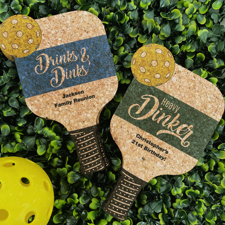 Custom Pickleball Cork Coaster