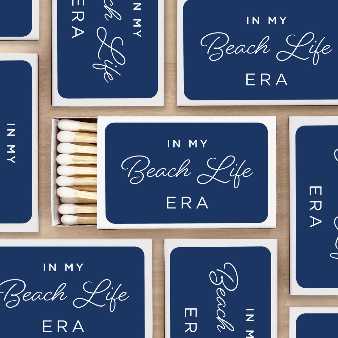 Custom Matches, Personalized Matches, Wedding Matches, Custom Party Favors, Birthday Favors, In my...Era Matches (Set of 50)