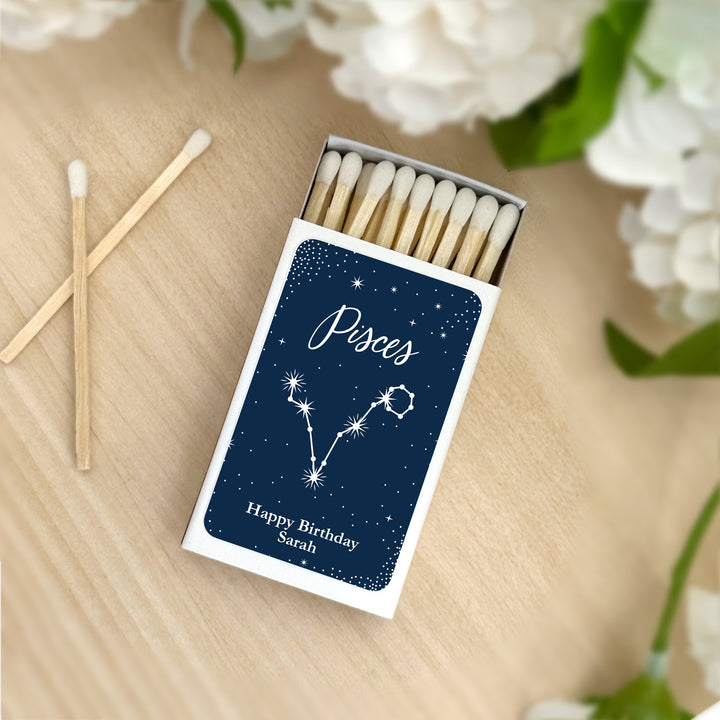 Birthday Party Match Favors, Astrology, Constellations, Birthday Zodiac Sign (Set of 50)