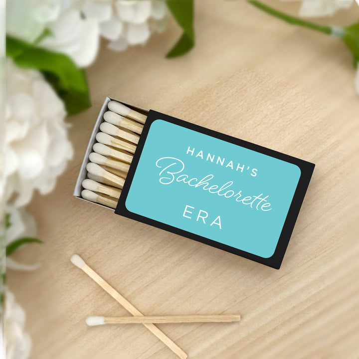 Custom Matches, Personalized Matches, Wedding Matches, Custom Party Favors, Birthday Favors, In my...Era Matches (Set of 50)