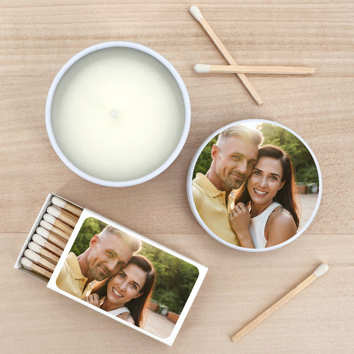 Create-Your-Own Custom Candles, Personalized Candles, Bulk Wedding Favors, 2oz Mini Lavender White Candles