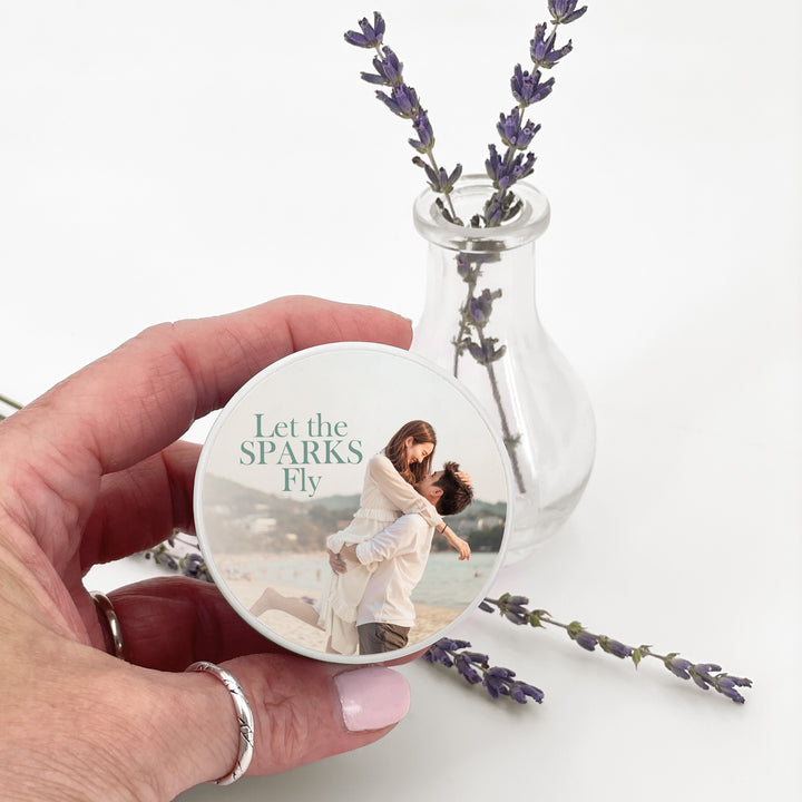 Create-Your-Own Custom Candles, Personalized Candles, Bulk Wedding Favors, 2oz Mini Lavender White Candles