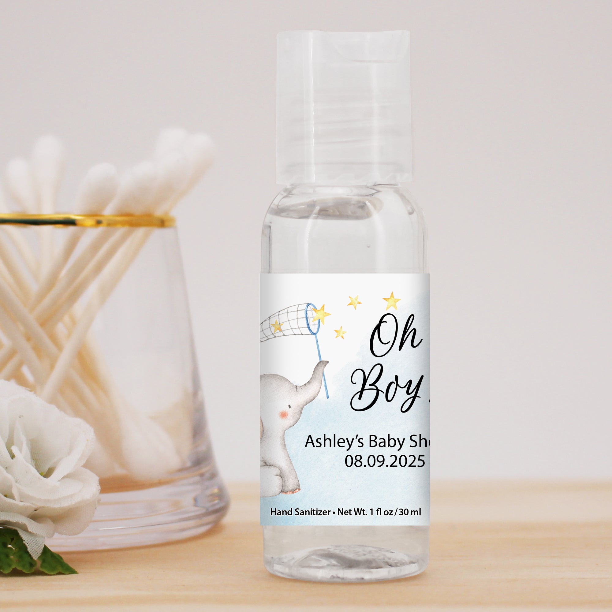 Hand sanitizer baby shower 2024 favor